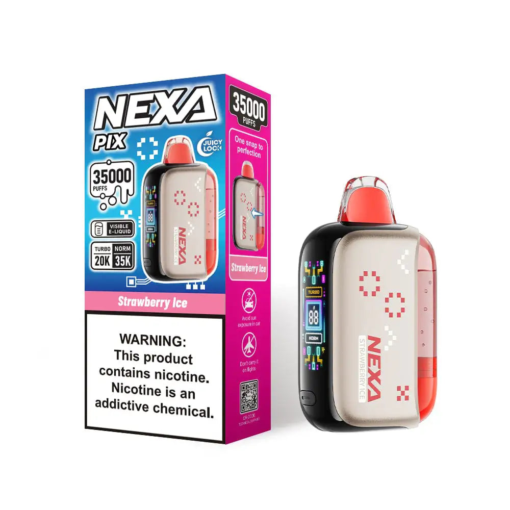 Strawberry Ice - NEXA Pix 35K Disposable Vape