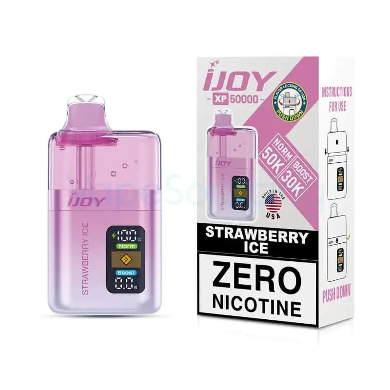 Strawberry Ice - iJoy XP50000 Zero Nicotine Disposable Vape