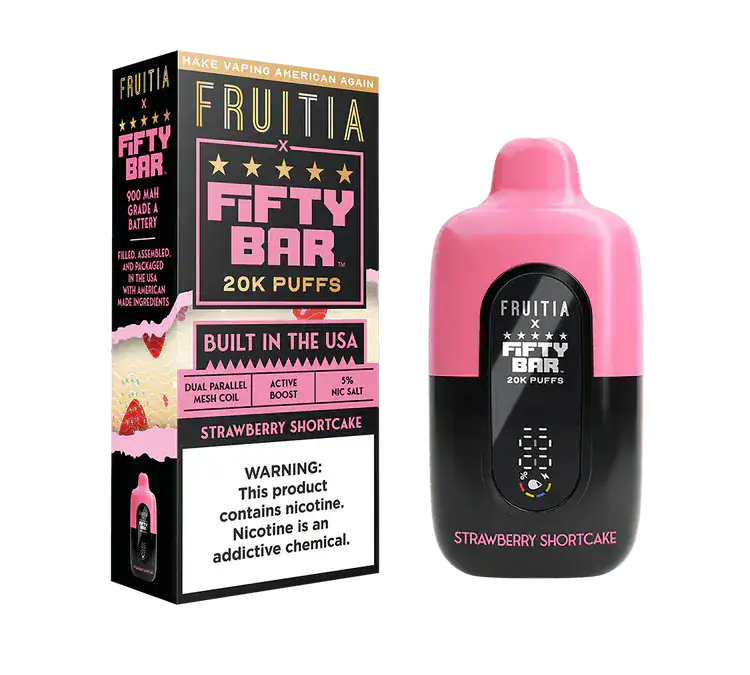 Strawberry Shortcake - Fifty Bar 20K Disposable Vape
