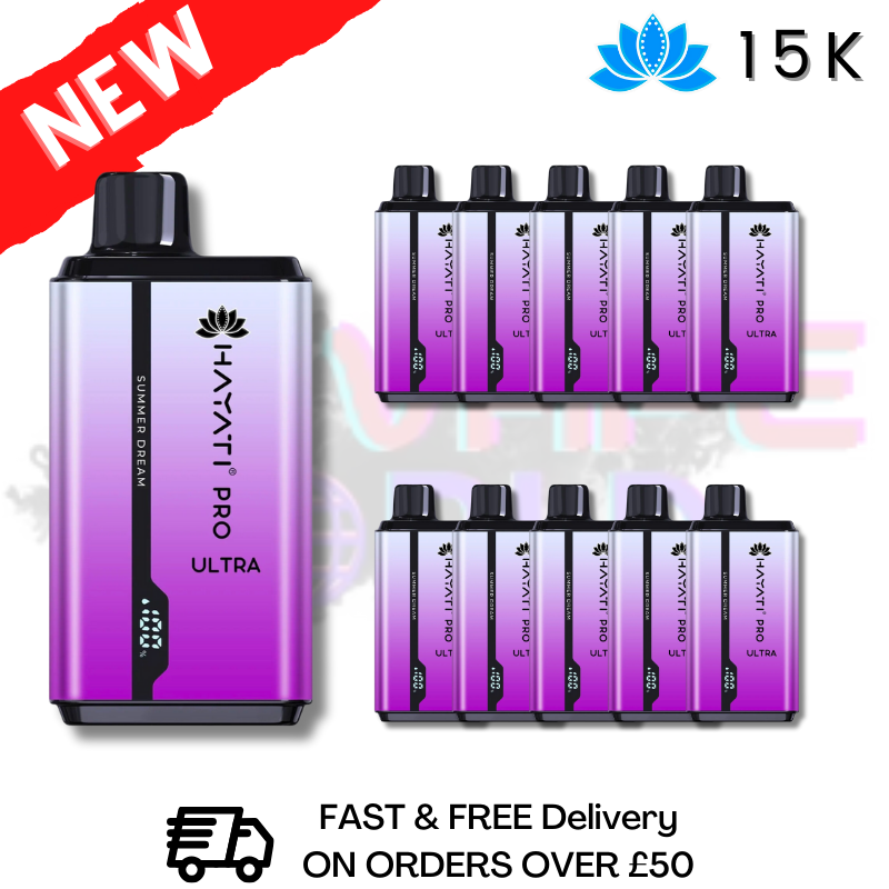 Hubba Bubba Hayati Ultra Pro 15000 Puff 15K Box mit 10 Stück