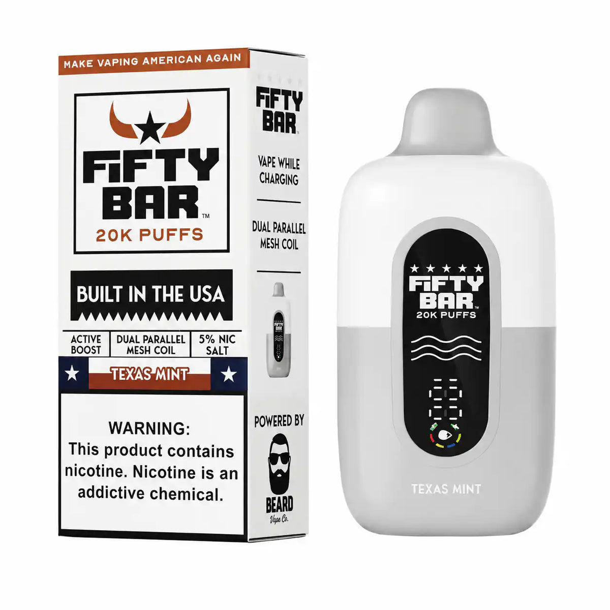 Texas Mint - Fifty Bar 20K Disposable Vape