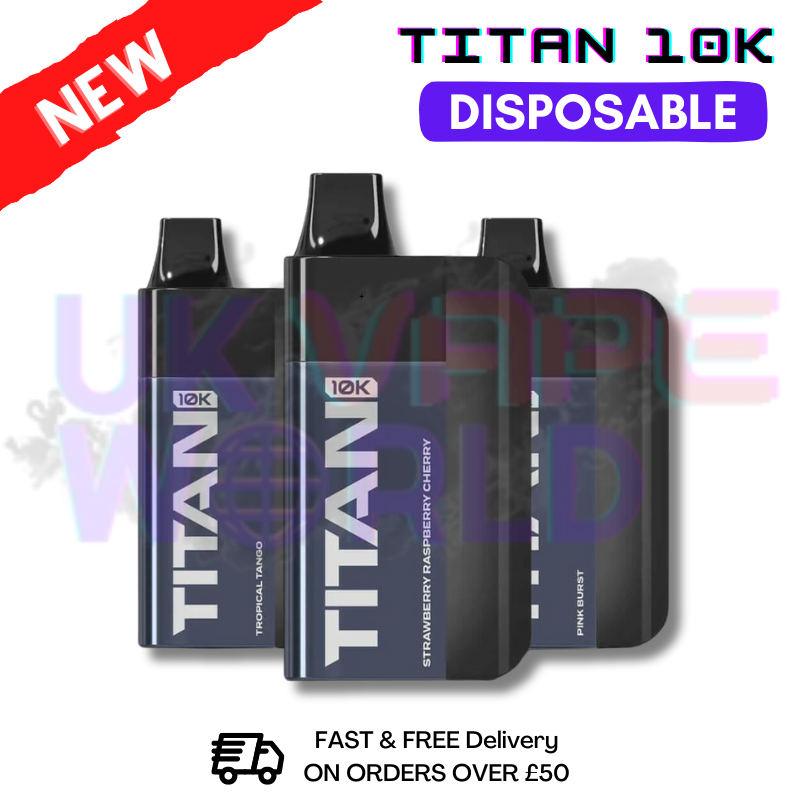 Titan 10000 Puffs 10K Einweg-E-Zigarette - NUR 9,99 £