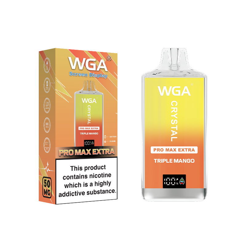 wga Disposable Vape Crystal Triple-Mango 15000 Puffs