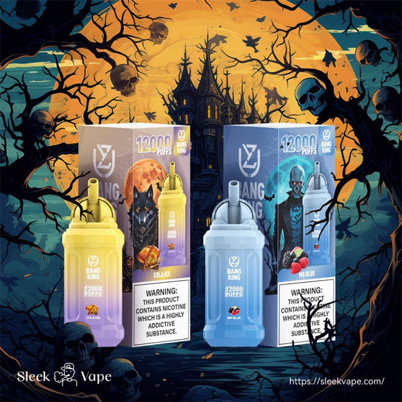 2024 NEW UZY Bang King 12000 Puffs 0% 2% 3% 5% Nicotine Rechargeable Disposable Pod 23ml Pre-filled E-juice