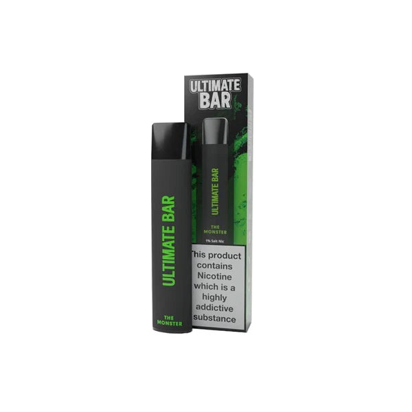 10 Pieces Ultimate Bar 600 Puffs Disposable Vape Kit