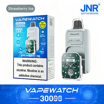 JNR Vape Watch 30000 Puffs Disposable Vape (2%3%5%Nicotine)19ML 850mAh 10 Flavors Available In Sales
