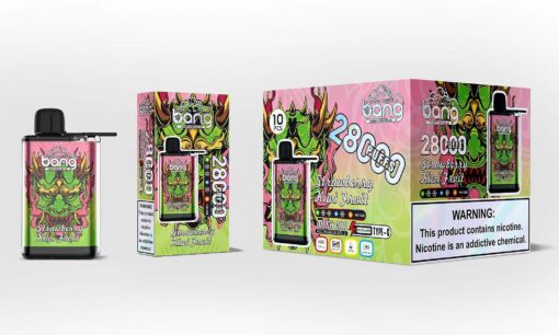 Bang 28000 Puffs Disposable Vape(0%- 5% Nicotine) - 30ml E-Liquid. 650mAh Battery