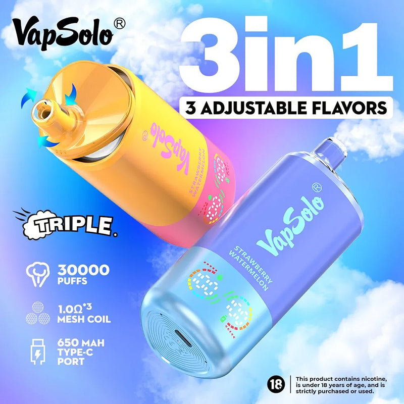 Vapsolo Triple 30000 Puffs Disposable Vape Wholesale