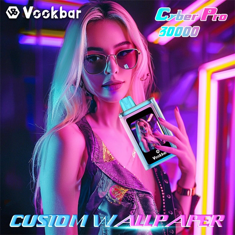 2024 New Product Vookbar Cyber PRO 30000 Puffs Wholesale Disposable Vape Pen Original Factory Hookah Eliquid Vaporizer OEM/ODM Wape