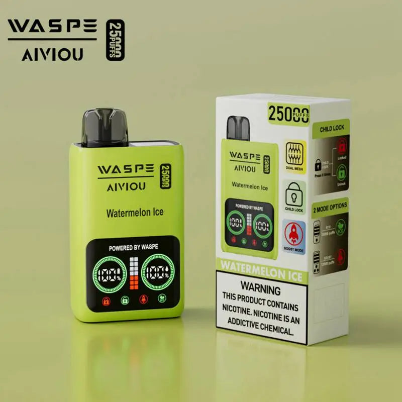 WASPE 25000 Puffs Disposable Vape Wholesale, 650 mAh ,25ML 10Flavors