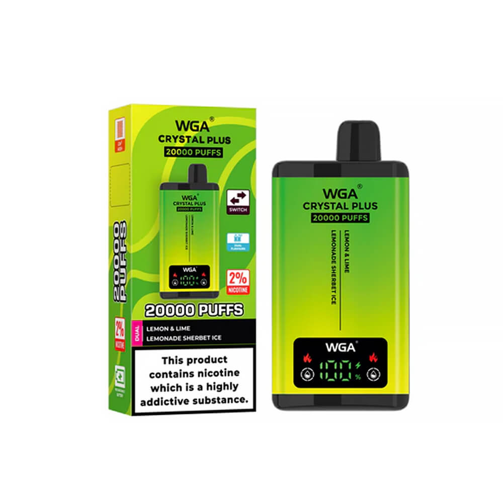 WGA Crystal plus 20000 Puffs Disposable Vape In Sales