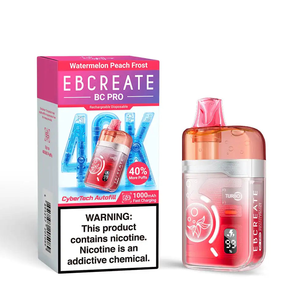 Watermelon Peach Frost - EBCREATE BC Pro 40K Disposable Vape