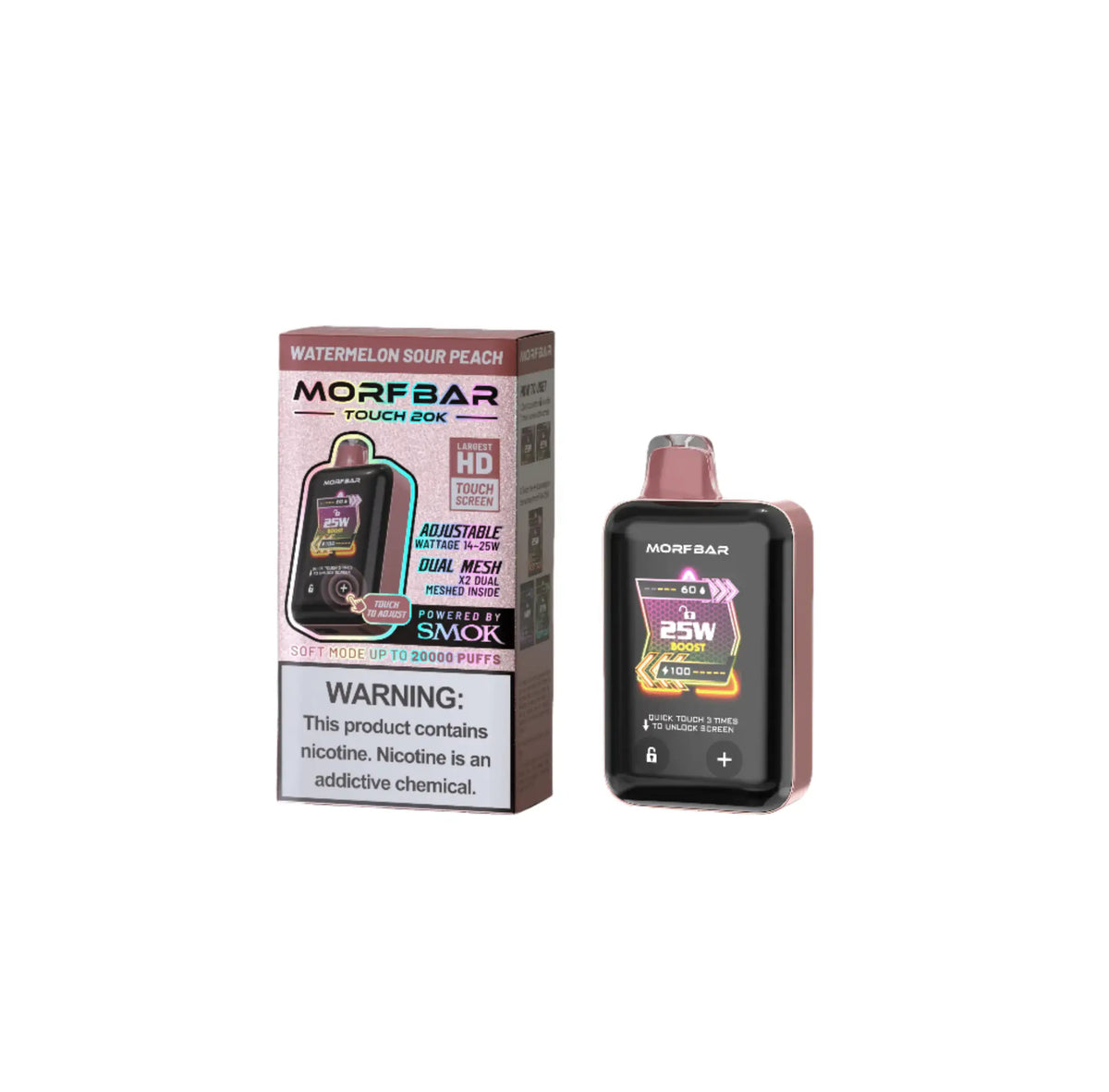 Watermelon Sour Peach - Morf Bar Touch 20K Disposable
