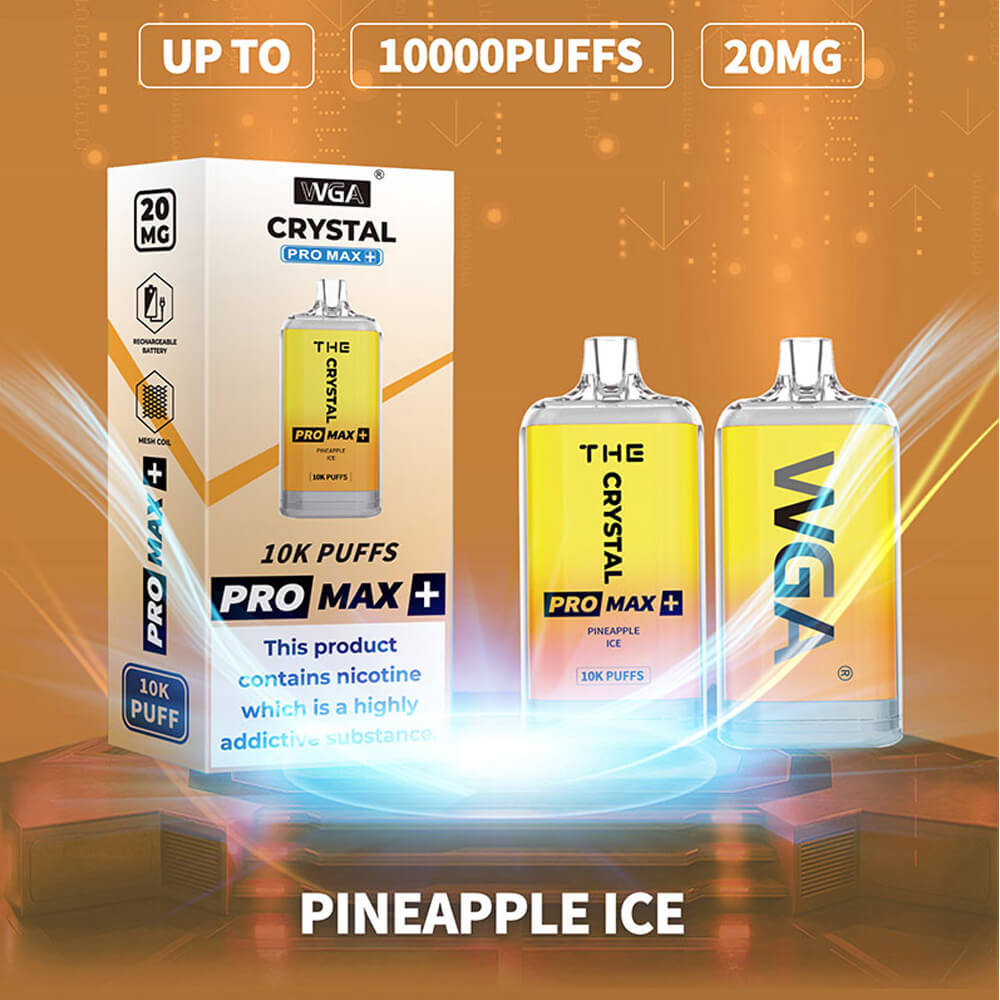 WGA THE Crystal Pro Max 10000 PUFF Disposable Vape In Sales