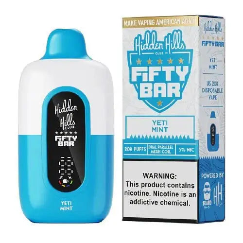 Yeti Mint - Fifty Bar 20K Disposable Vape