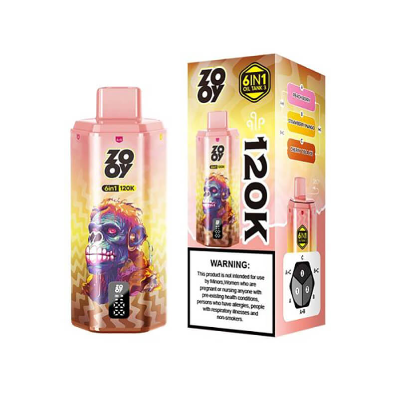Zooy 120000 Puffs 6in1 Disposable Vape