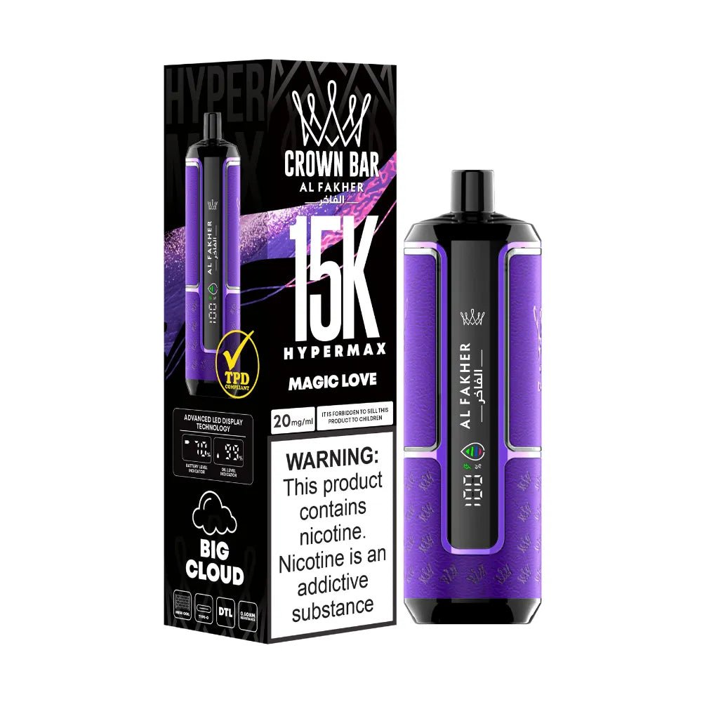 Al Fakher Hypermax 15k Puffs Disposable Vape - Al Fakher Hypermax 15000 Puffs