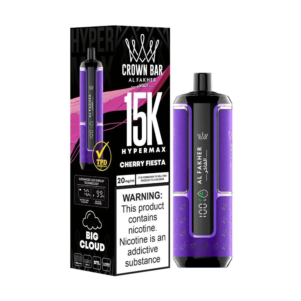 Al Fakher Hypermax 15k Puffs Disposable Vape - Al Fakher Hypermax 15000 Puffs