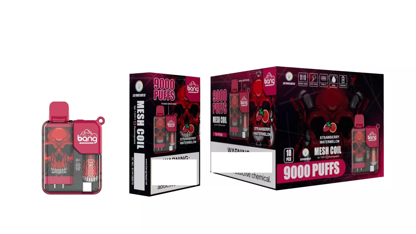 BANG BC 9000 Puffs Bulk Buy Rechargeable Disposable Vapes Wholesale