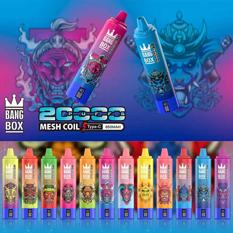BANG BOX 20000 Puffs 20K Vape Rechargeable Bulk Buy Disposable Vape Wholesale