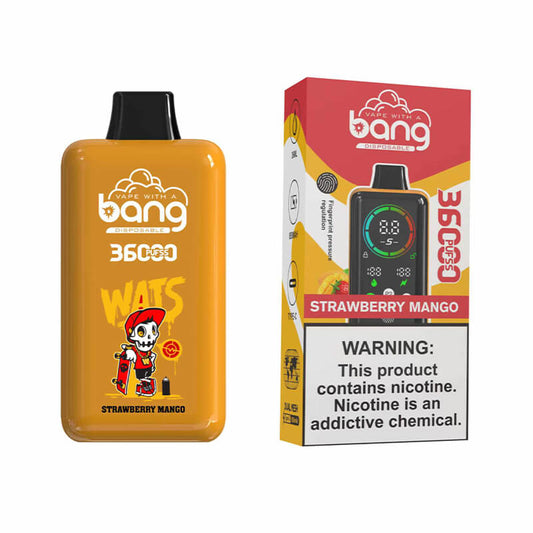 Bang Einweg-E-Zigarette für 36.000 Züge – 36 ml E-Liquid, 650 mAh Akku