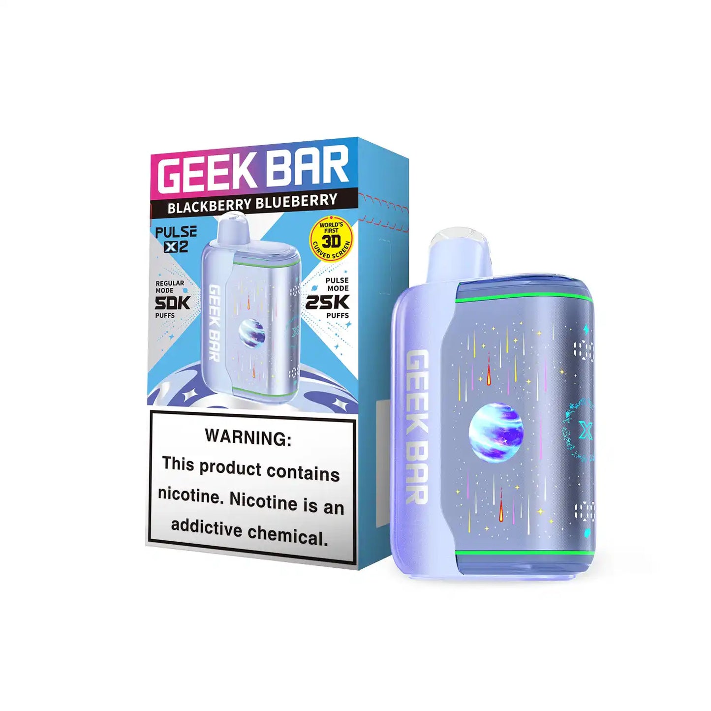 Blackberry Blueberry - Geek Bar Pulse X 2 50k Disposable Vape