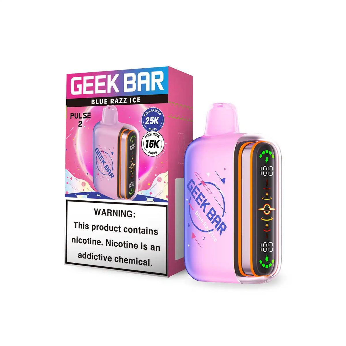 Blue Razz Ice - Geek Bar Pulse 2 25K Disposable Vape