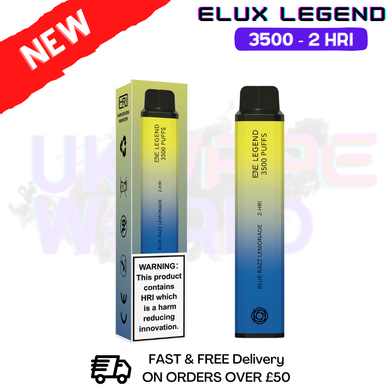 Elux Legend 3500 Puff Blaue Himbeerlimonade 2 HRI