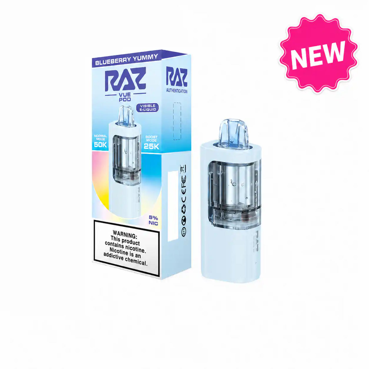 Blueberry Yummy - RAZ Vue 50K Disposable Pod