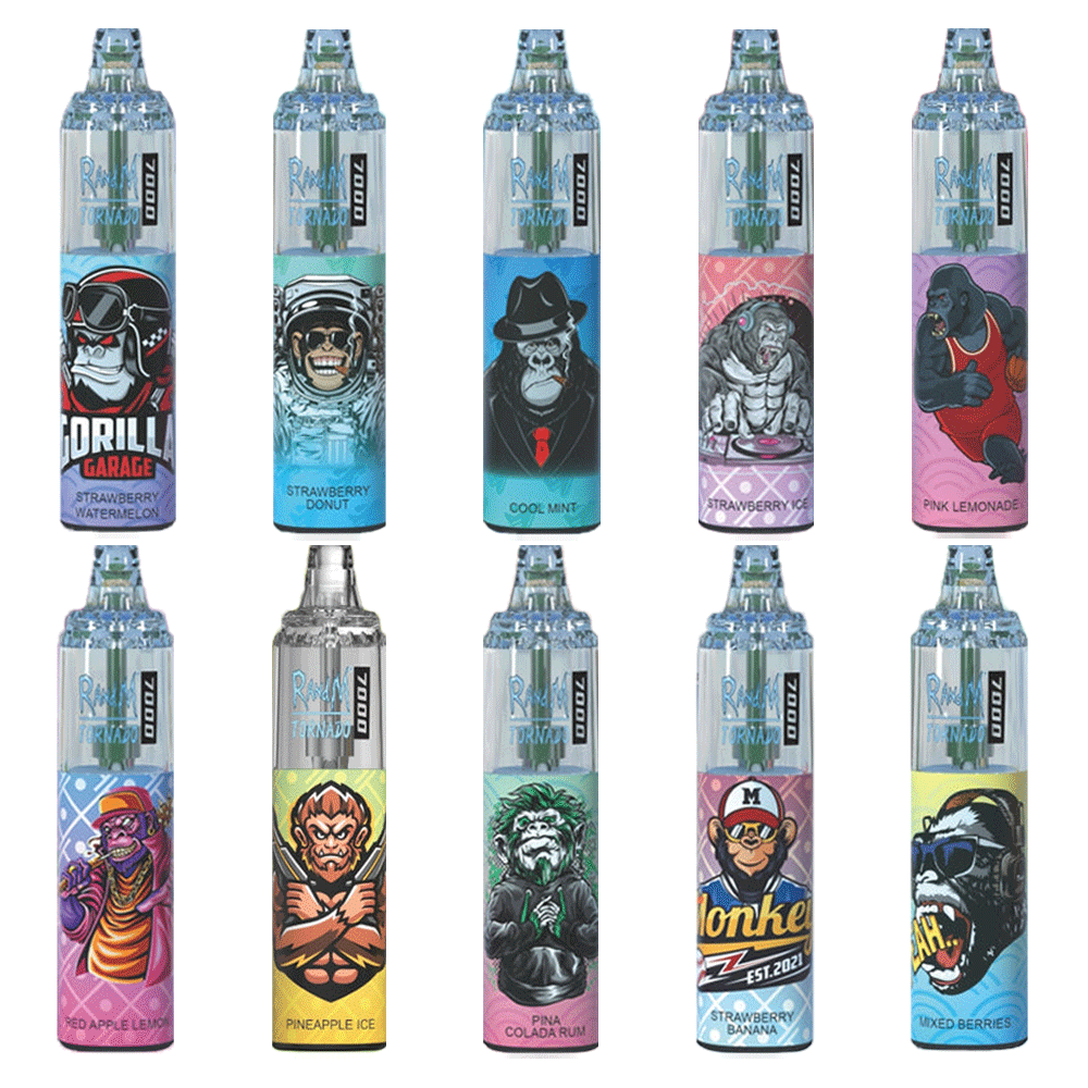 10x RandM Tornado 7000 Züge + Gratisartikel | UK Vape Deals