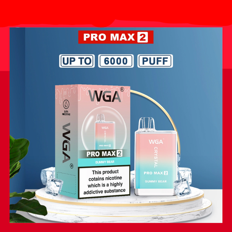 CRYSTAL 6000 PUFF DISPOSABLE WGA KIT