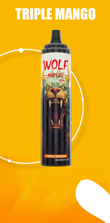 JNR Wolf Niplo 5% Disposable 10000 (Box of 10) 19 Flavors
