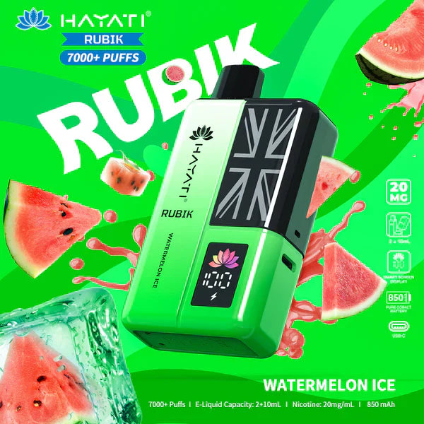 Hayati Rubik 7000 Puffs Einweg-E-Zigarette