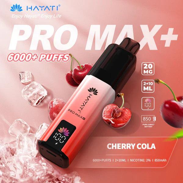 Hayati Pro Max+ 6000 Puffs Disposable Vape (Box of 10)
