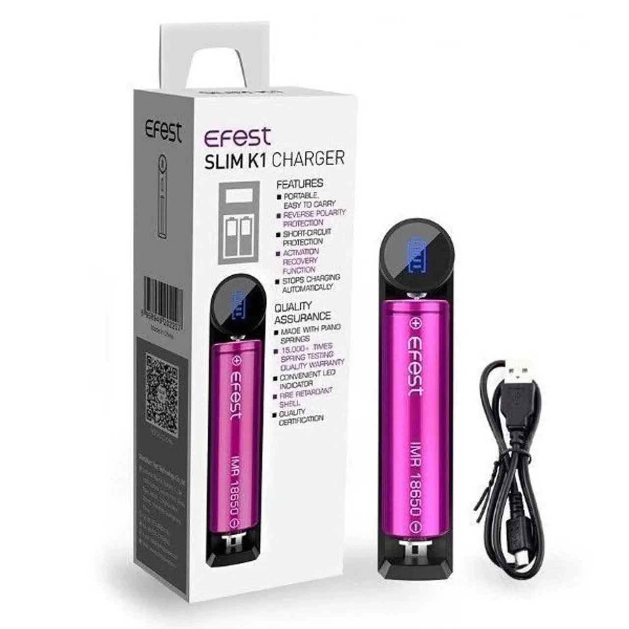 Efest Slim K1 Ladegerät