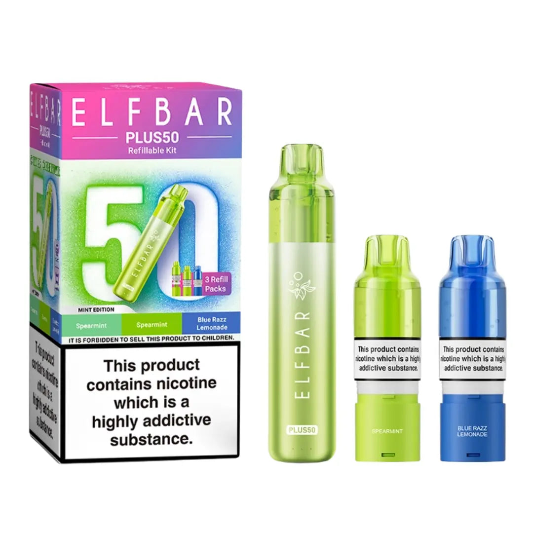 Elf Bar Plus 50 Prefilled & Reusable Pod Kit