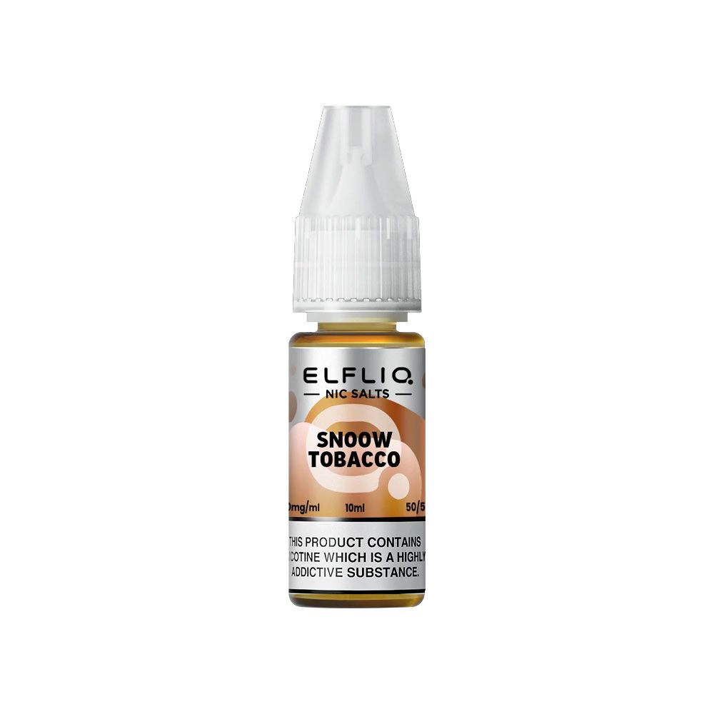 ELFBAR Elfliq Snoow Tabak (Creme-Tabak) - Nikotinfrei 10 ml