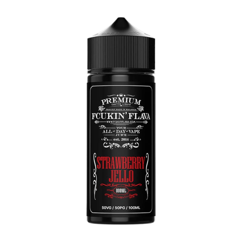 FCUKIN FLAVA – Erdbeer-Jello – E-Liquid 100 ml