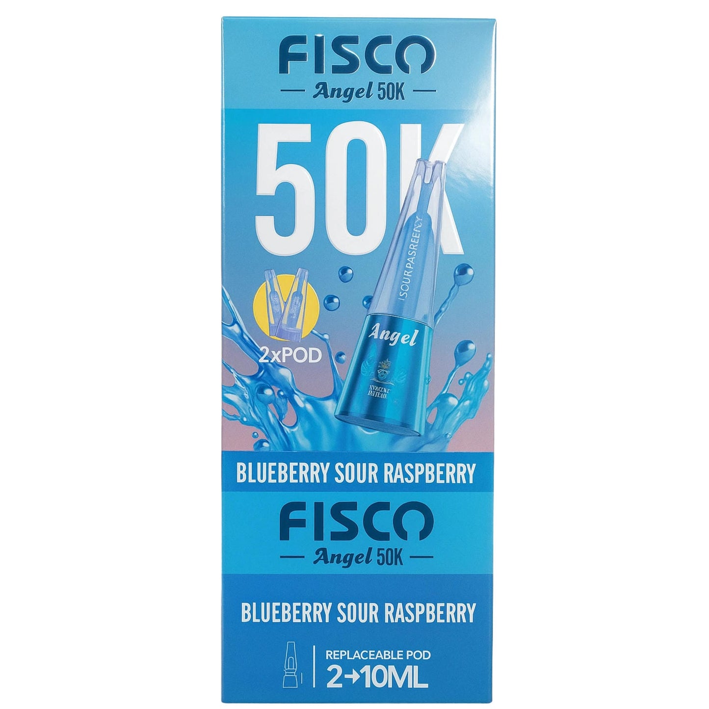 Fisco Angel 50K Puffs Prefilled Pod Vape Kit - Box of 5