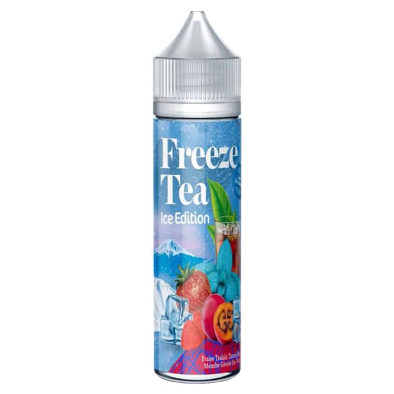 FREEZE TEA Fraise Tralala Tamarillo Menthe Givrée Ice Tea – E-Liquid 50 ml