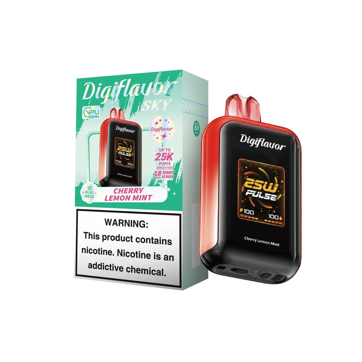 Cherry Lemon Mint - Geek Bar Digiflavor Skyview 25k Disposable Vape