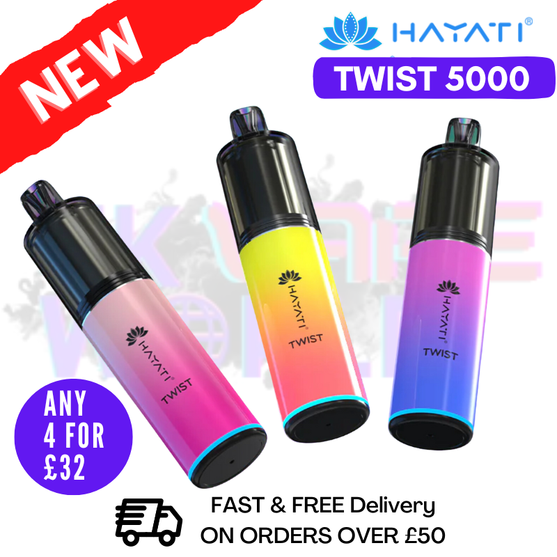 Hayati Twist 5000 Puff 5K Ultra Bar Einweg-Set - NUR 7 £
