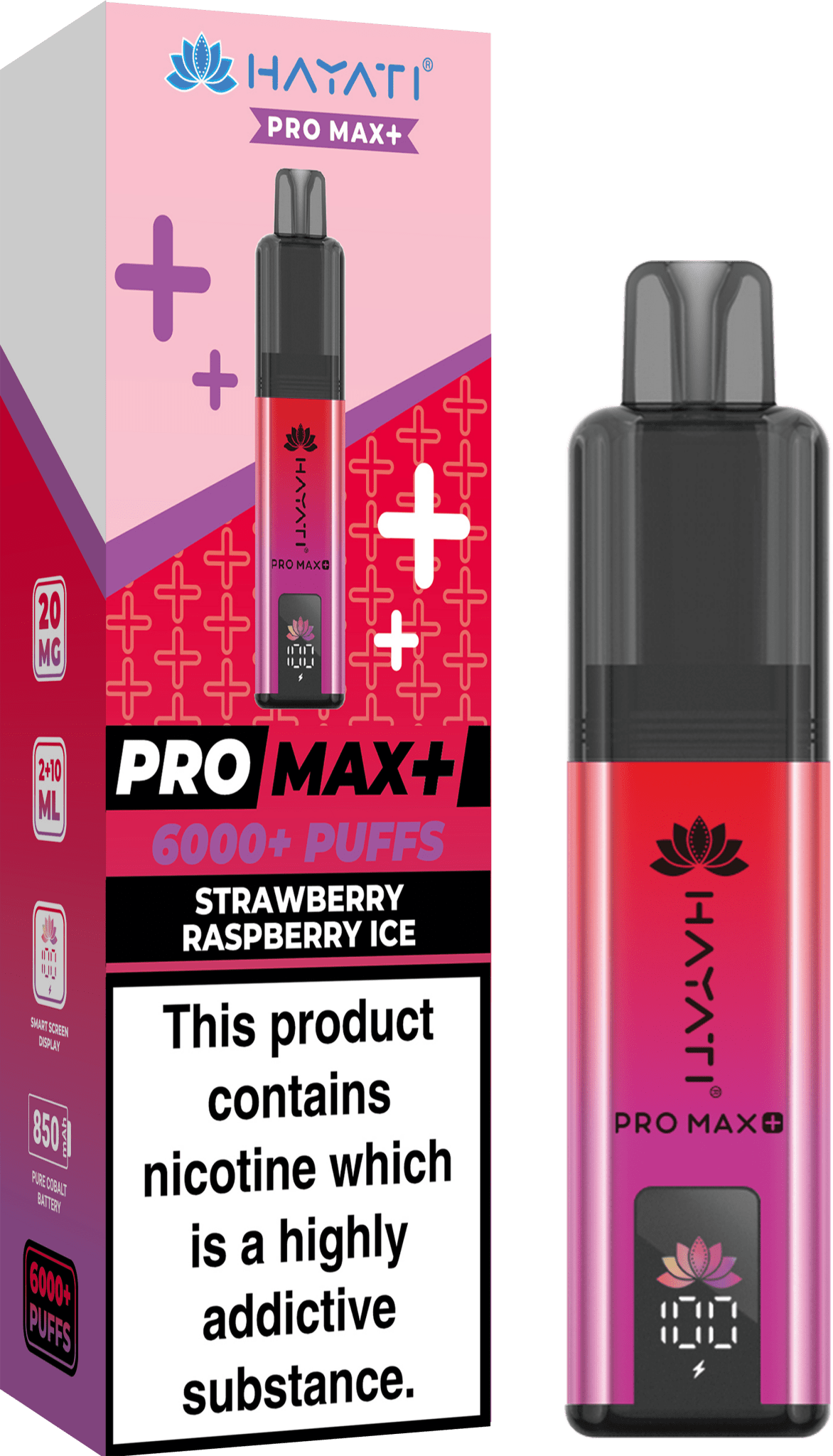 Hayati Pro Max Plus 6000 Puff Prefilled Pod Kit | Box of 5
