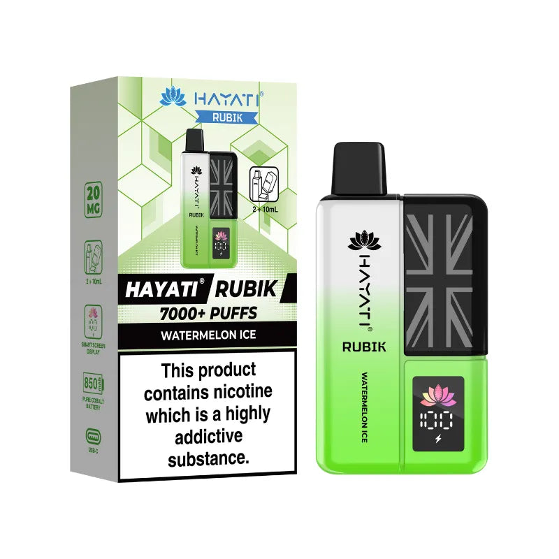 Hayati Rubik 7000 Vorgefülltes Vape-Kit