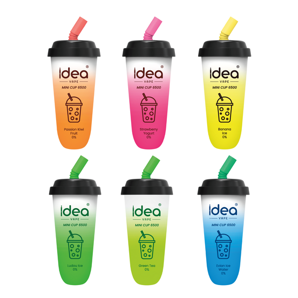 BOX OF 10 PCS Idea Vape Mini Cup 6500 Kit