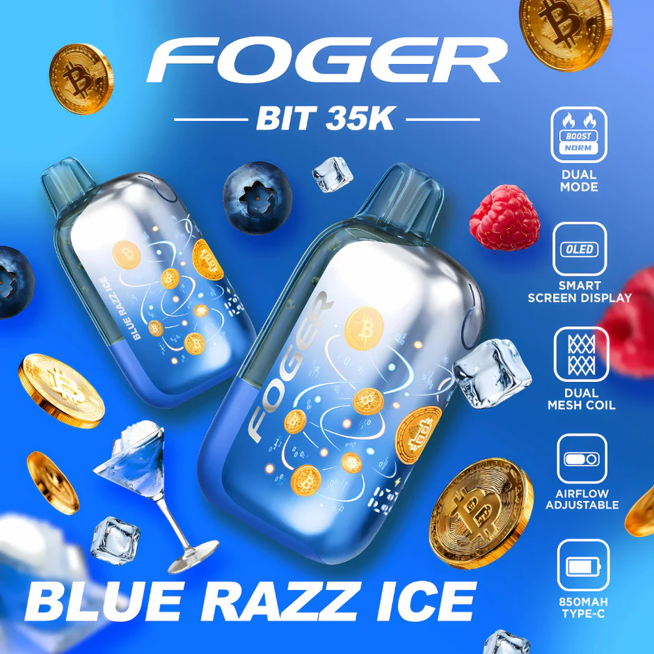 Blue Razz Ice Foger Bit 35K