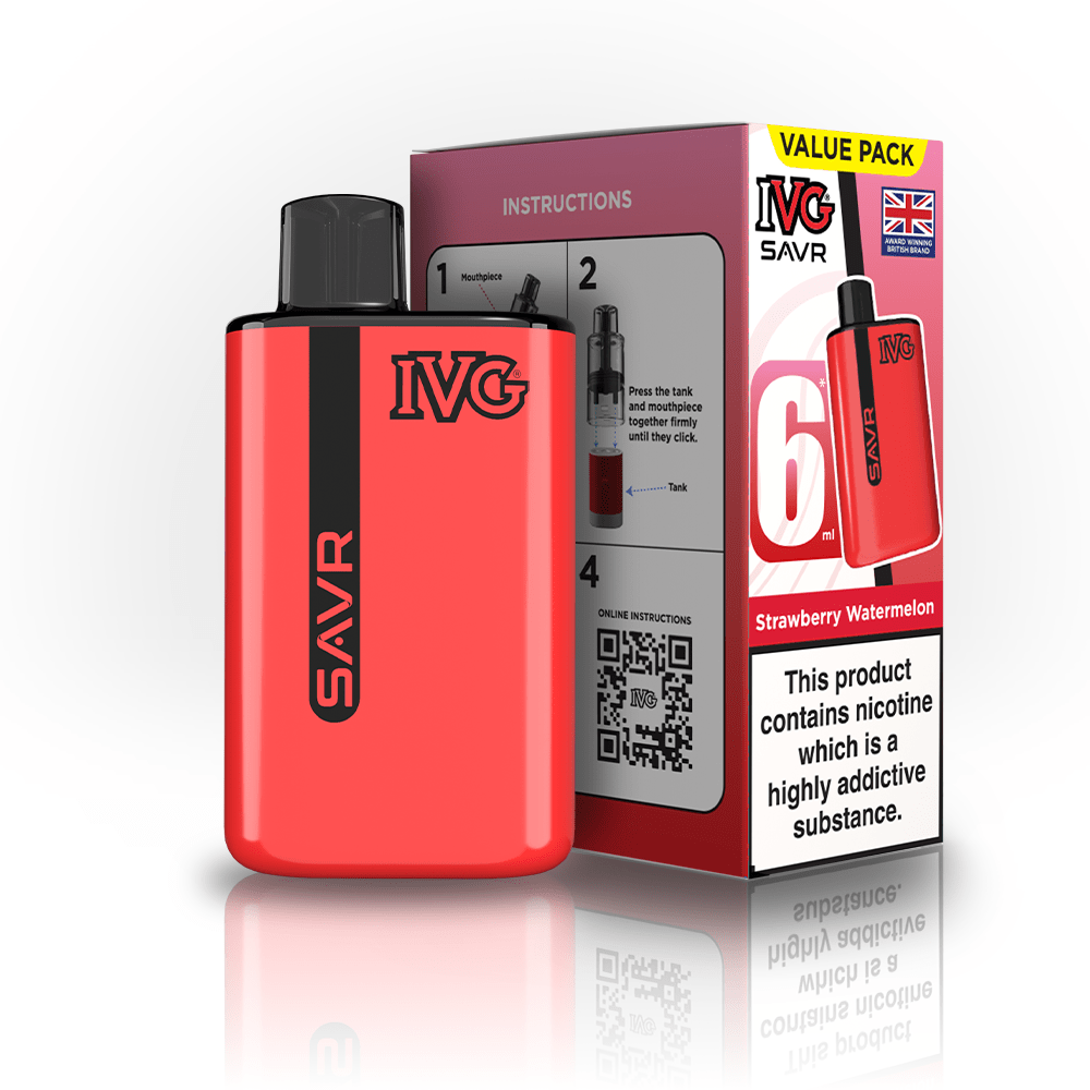 IVG SAVR 3000 Puffs Prefilled Pod Kit | Box of 5