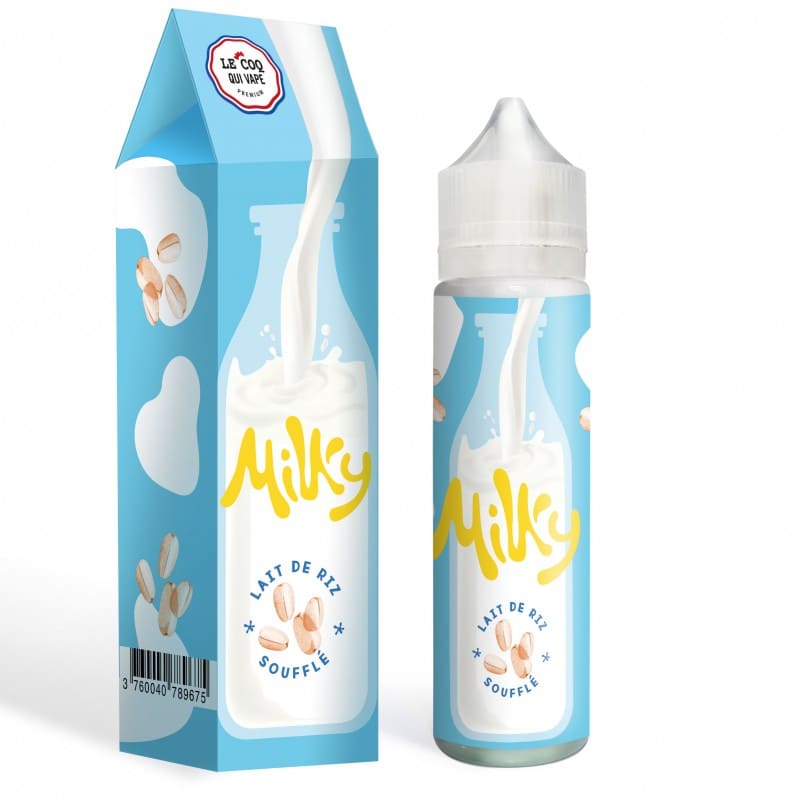LE COQ QUI VAPE Milky Lait de Riz Soufflé – E-Liquid 50 ml