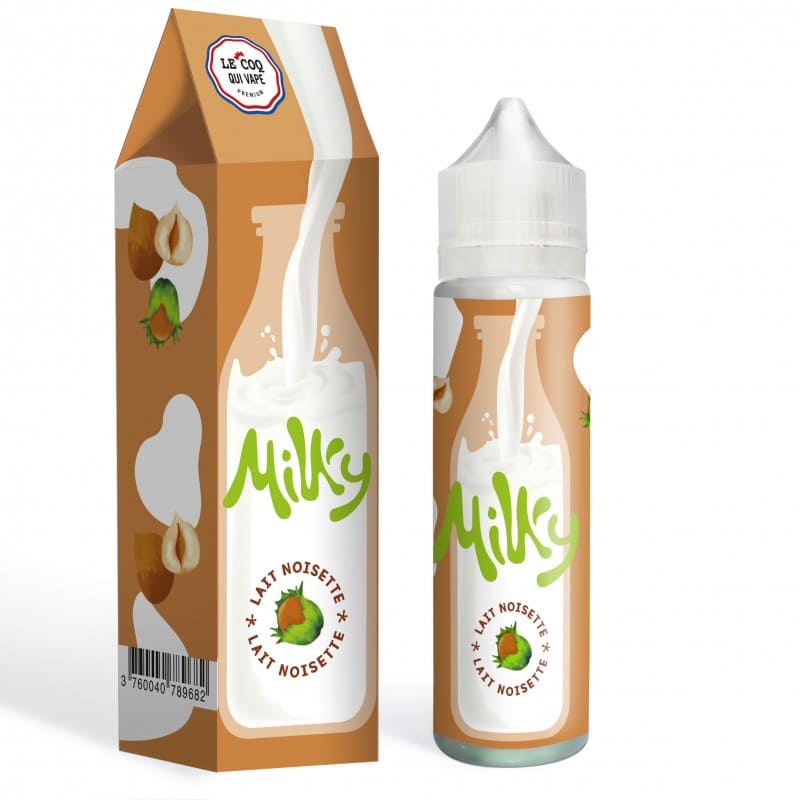 LE COQ QUI VAPE Milky Lait Noisette – E-Liquid 50 ml