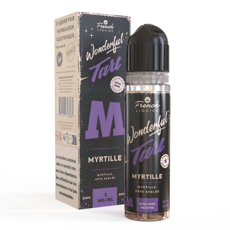 LE FRENCH LIQUIDE Wonderful Tart Myrtille 50 ml + 1 Booster 20 mg